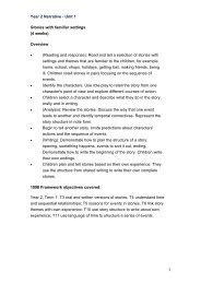 Year 2 Narrative - Unit 1 - Birmingham Grid for Learning