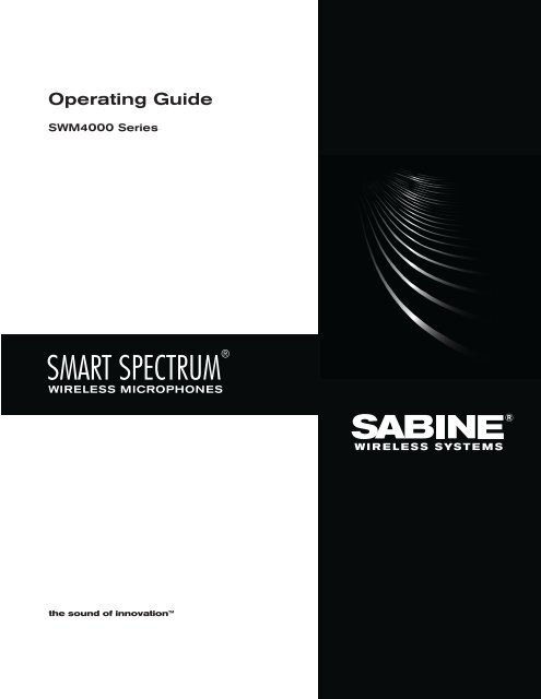 SWM4000 - Sabine, Inc.