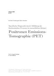 Positronen-Emissions-Tomographie - Forschung für Leben