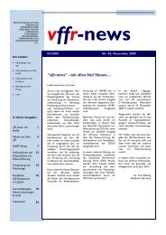 5. Ausgabe des Mittelungsblatts des vffr [Format: PDF