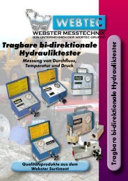 Tragbare bi-direktionale Hydrauliktester