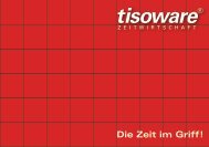 Wir über uns. - tisoware Gesellschaft für Zeitwirtschaft mbH