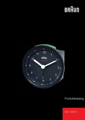 111981 Prospekt Braun Uhren.indd - timedesign GmbH