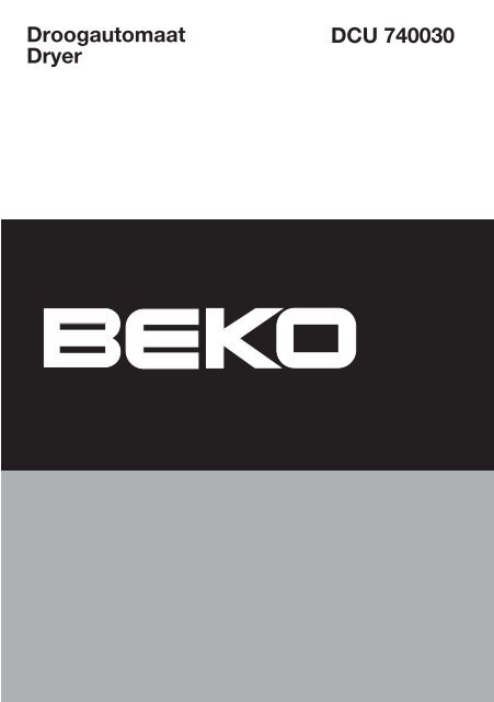 Beko DCU740030 condensdroger - Wehkamp.nl