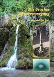 Die Uracher Wasserversorgung - Stadtwerke Bad Urach