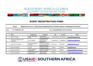 Regional Forum- Participants List.pdf - tips