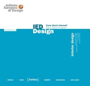 interior design - IED - Fashion schools and Design schools