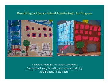 Russell Byers Charter School Fourth Grade Art Program