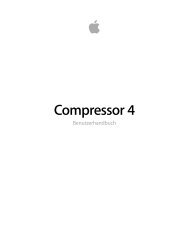 Compressor 4 Benutzerhandbuch - Support - Apple