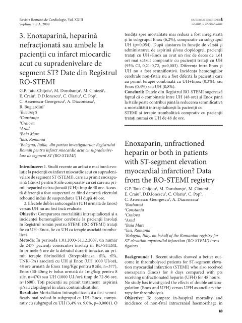 Untitled - Romanian Journal of Cardiology