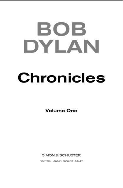 Bob Dylan - Chronicles Vol. 1.pdf