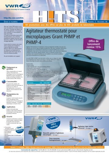 Agitateur thermostatÃ© pour microplaques Grant PHMP et PHMP-4