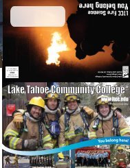 Fire Academy Brochure - Lake Tahoe Community College