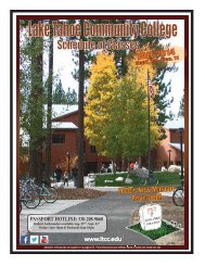 LTCC Fall Schedule web.pdf - Lake Tahoe Community College