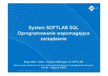 Softlab SQL - MotoFocus