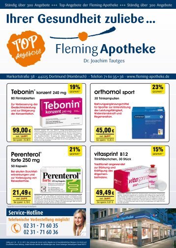 Sammeln Sie Punkte mit der Fleming-Card ... - Fleming Apotheke