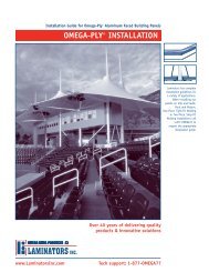 Omega-Ply Installation Manual - Laminators Inc.