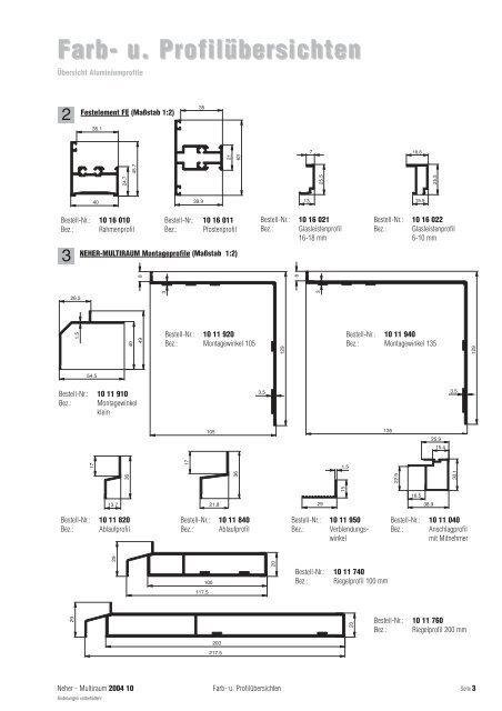 Neher Multiraum GmbH  - ALU-Delux Systeme mit Profil GmbH