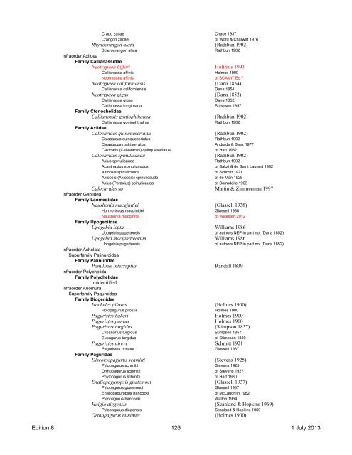 A Taxonomic Listing of Benthic Macro- and Megainvertebrates - scamit