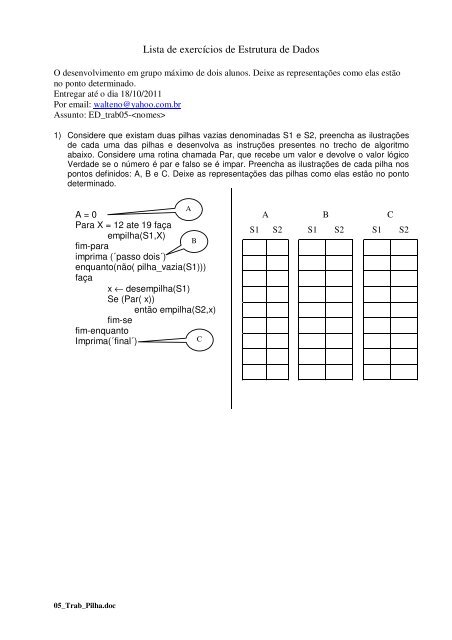 Estrutura de Dados