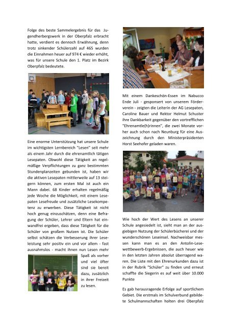 Grund und Mittelschule Schwarzenfeld Jahresbericht 2013 des ...