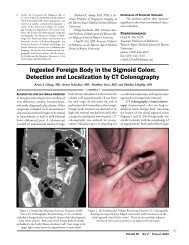 ingested Foreign Body in the sigmoid colon - Rhode Island Medical ...