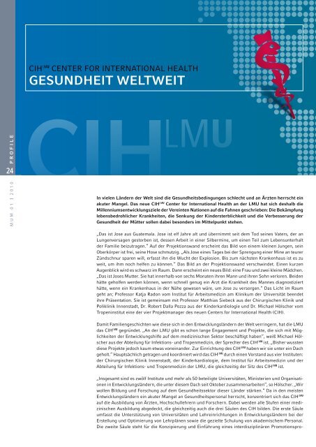 MünchnerUni Magazin - Ludwig-Maximilians-Universität München
