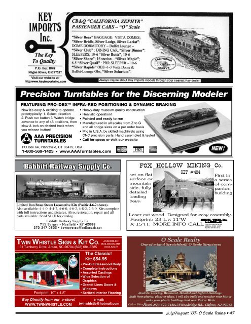 Download - O scale trains