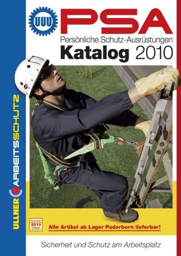 Katalog Arbeitsschutz - Ullner u. Ullner