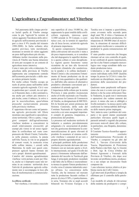 Quaderno di statistica n° 1/2004 - Provincia di Viterbo
