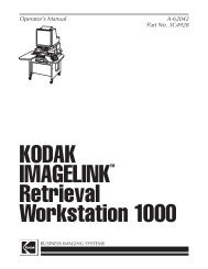 KODAK IMAGELINKTM Retrieval Workstation 1000