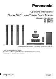 Operating Instructions Blu-ray DiscTM Home Theater Sound System