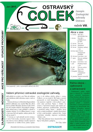 Äasopis Äolek jaro 2013 ( 1,60 MB ) - Zoo Ostrava