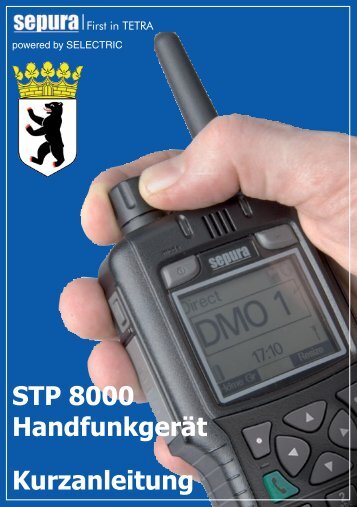 Kurzanleitung STP 8000 Handfunkgerät - Berlin.de