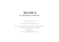 Die G26-3 - beim Kreisfeuerwehrverband Cloppenburg