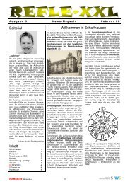 News-Magazin REFLE-XXL Ausgabe 3 / Februar 08
