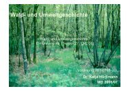 Wald- und Umweltgeschichte - Katja HÃ¼rlimann