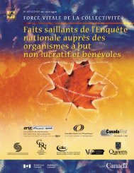 Force vitale de la collectivité : Faits saillants - Sector Source