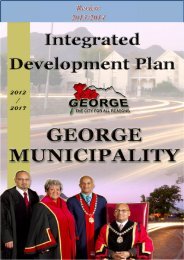 Table of Content - George Municipality