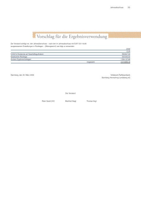 GeschÃ¤ftsbericht __ - VR Bank Starnberg-Herrsching-Landsberg eG