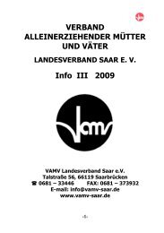 Ortsverband Lebach - Schmelz - VAMV Verband alleinerziehender ...