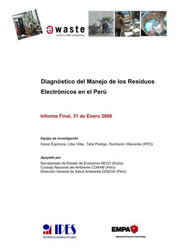 Diagnóstico del Manejo de los Residuos Electrónicos en el Perú