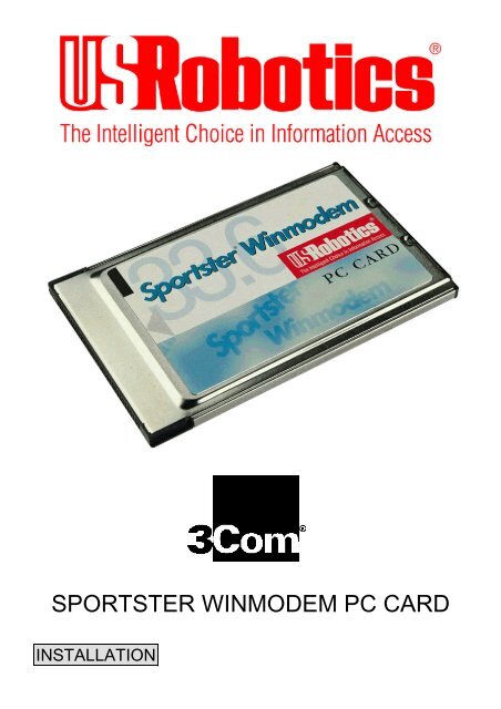 SPORTSTER WINMODEM PC CARD