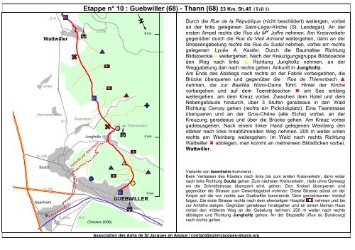 Etappe nÂ° 10 : Guebwiller (68) - Thann - Saint-jacques-alsace.org