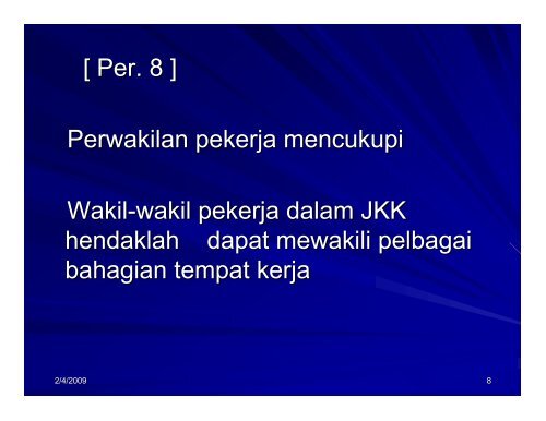 penubuhan jawatankuasa keselamatan dan kesihatan pekerjaan