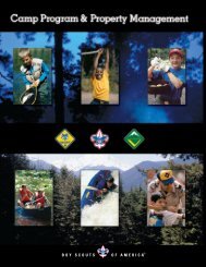 Camp Program Property Management Book - Boy Scouts of America