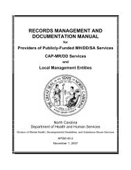 Service Records Manual - Cardinal Innovations Healthcare Solutions