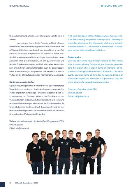 Annual Report 2012 - Departement Bau, Umwelt und Geomatik ...