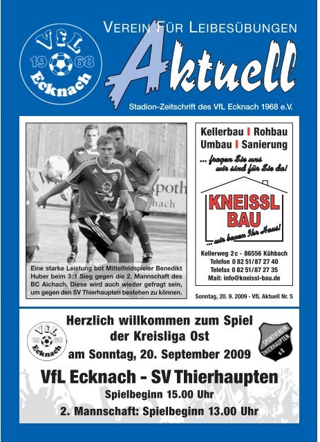 VfLAktuell_05_09/10 - VfL Ecknach