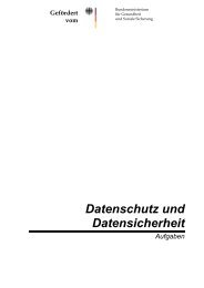 Datenschutz und Datensicherheit